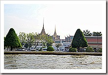 Bangkok, Marele Palat vazut de pe Chao Praya
